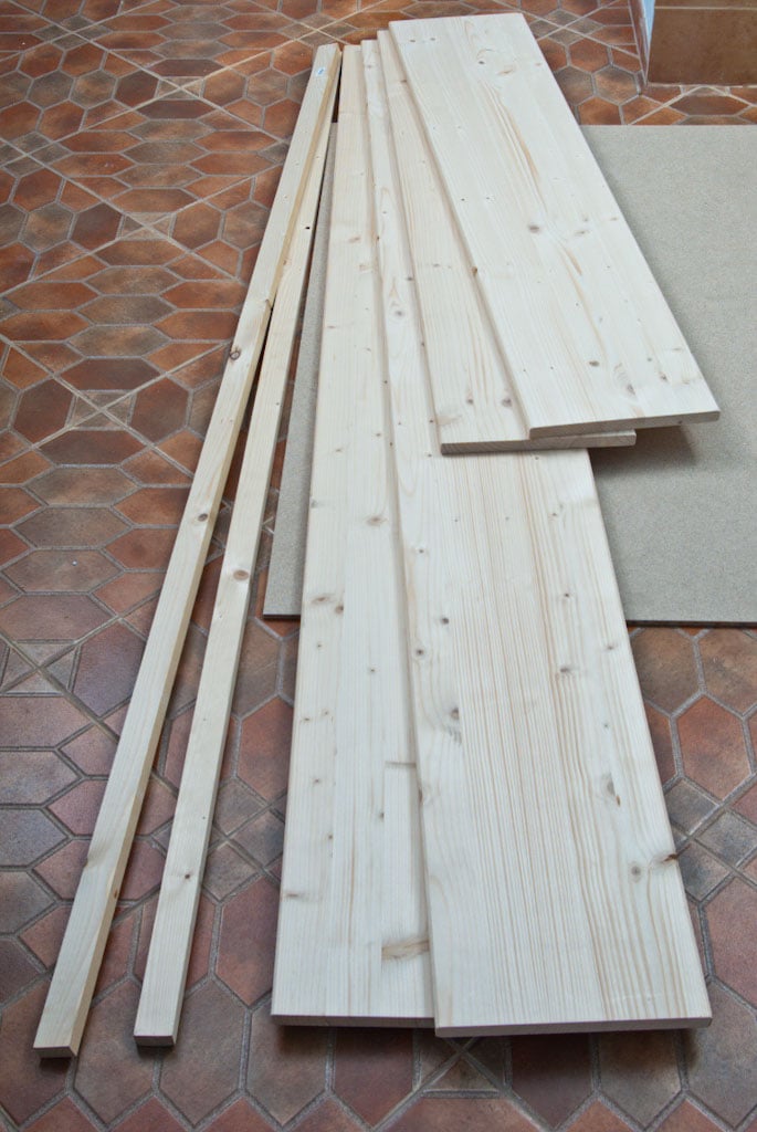 Wood boards for bed frame 