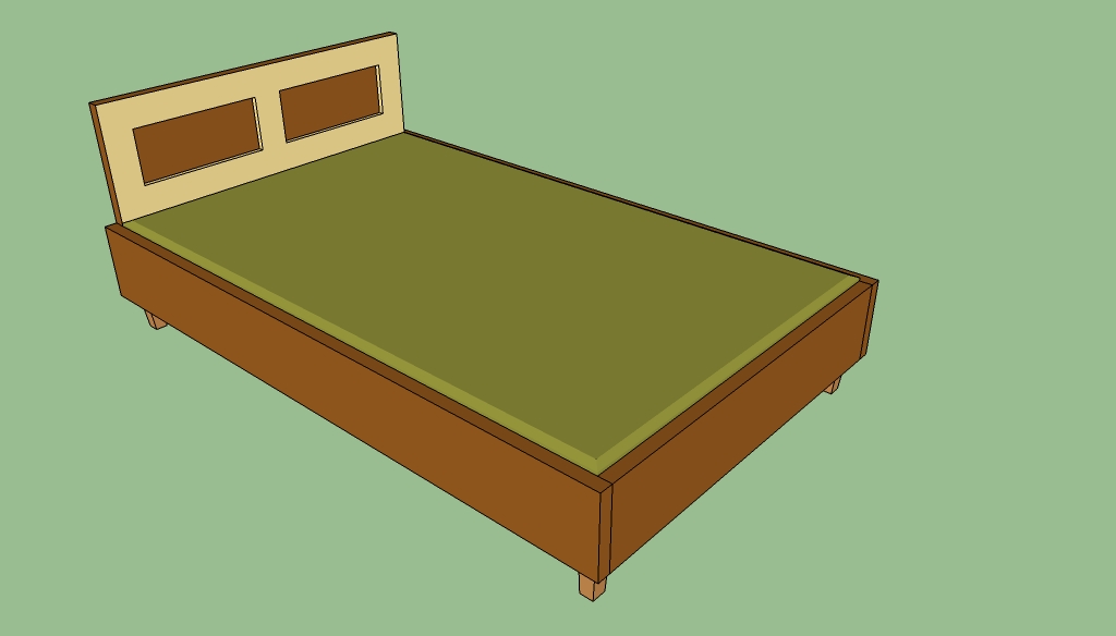 Woodwork Wood Bed Frame Plans PDF Plans