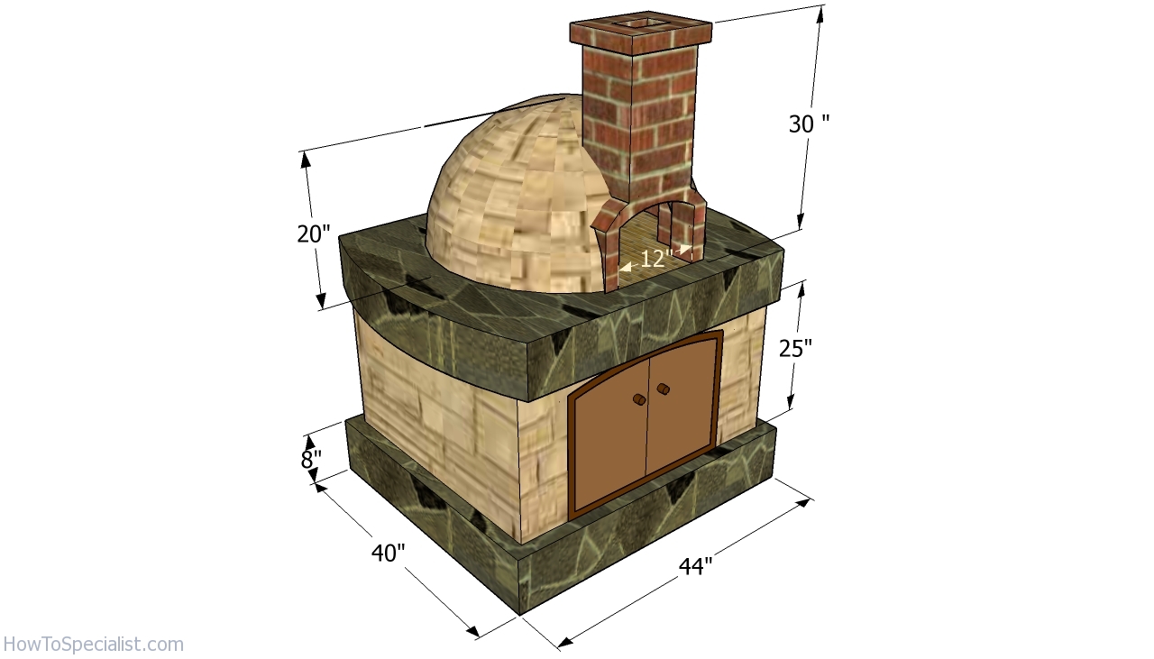 Pizza oven free plans | HowToSpecialist - How to Build, Step by Step ...