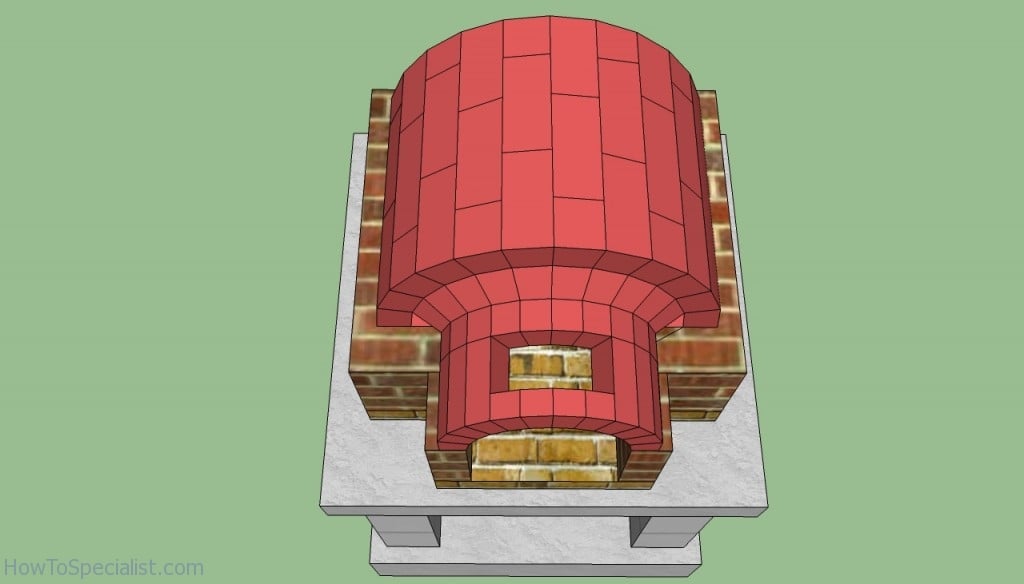Wood fired oven chimney plans