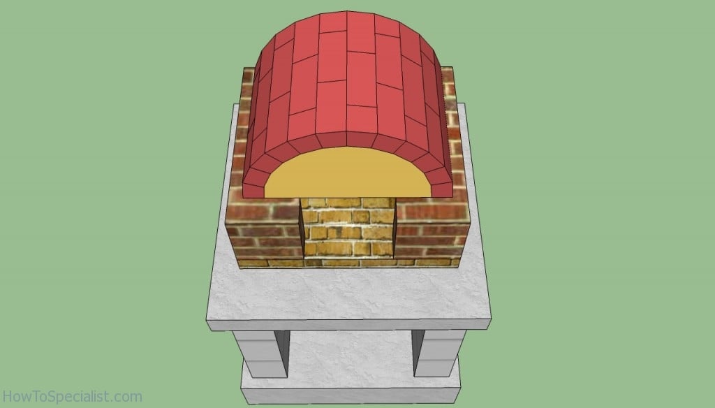 Wood fired pizza oven arch plans