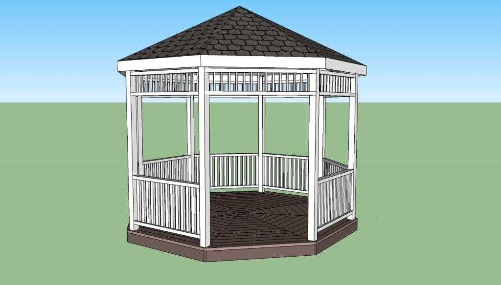 Gazebo Plans Free HowToSpecialist How To Build Step By Step DIY Plans
