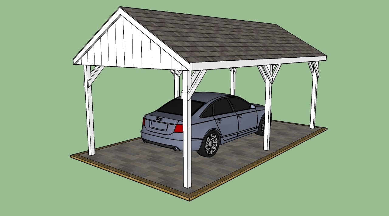 Free carport plans HowToSpecialist How to Build, Step by Step DIY Plans