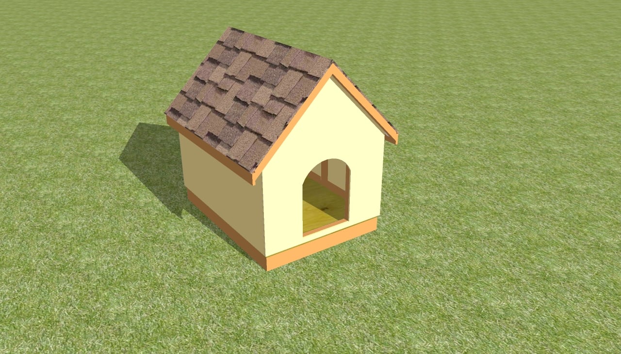 Dog house plans free | HowToSpecialist - How to Build, Step by Step 