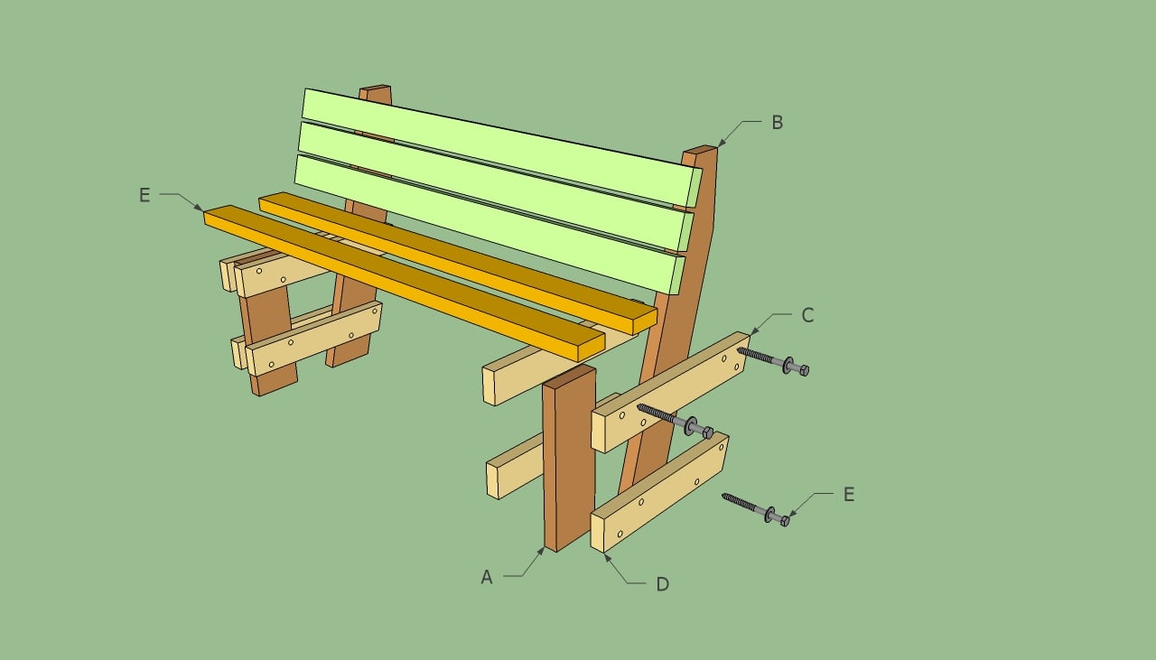 Wood Park Bench Plans Free