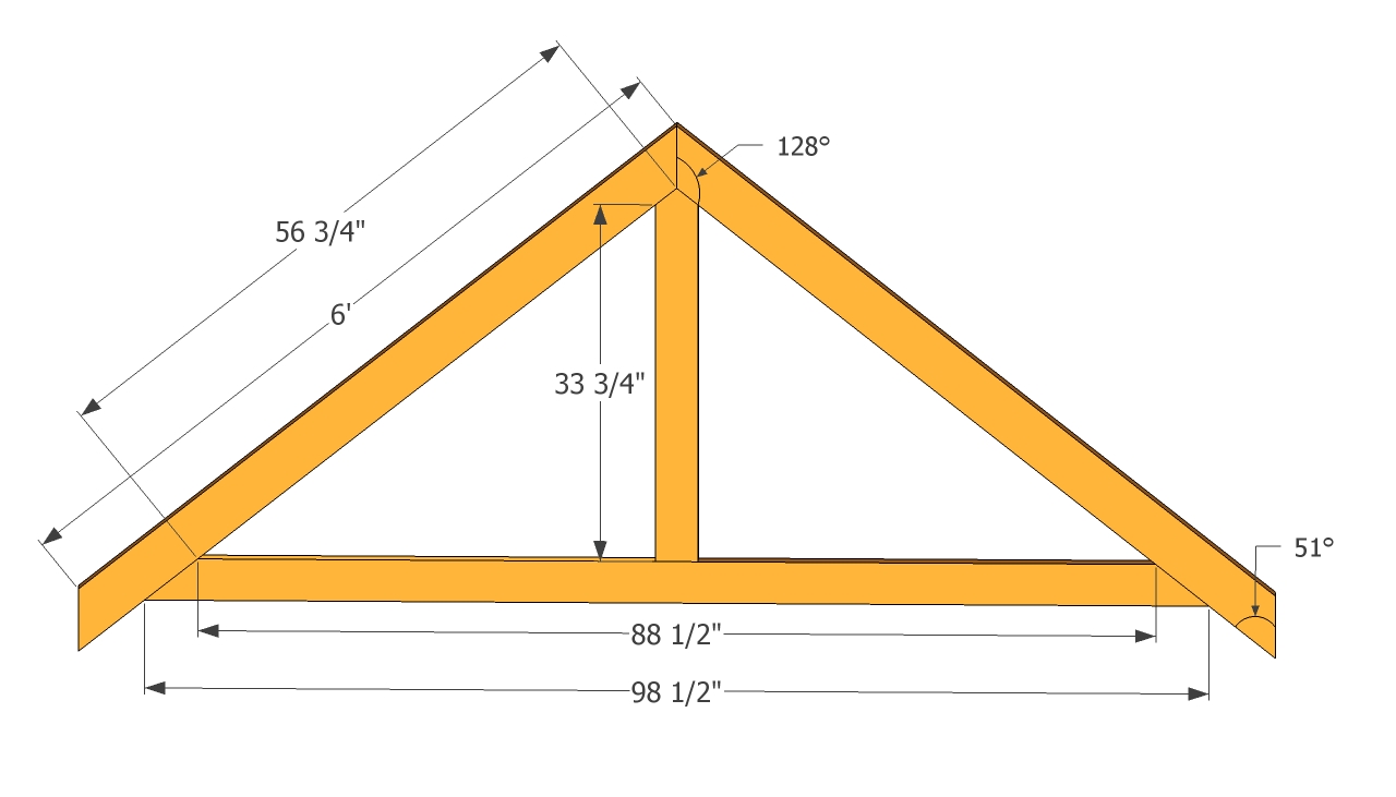 shed roof truss design how to build roof trusses shed roof truss 