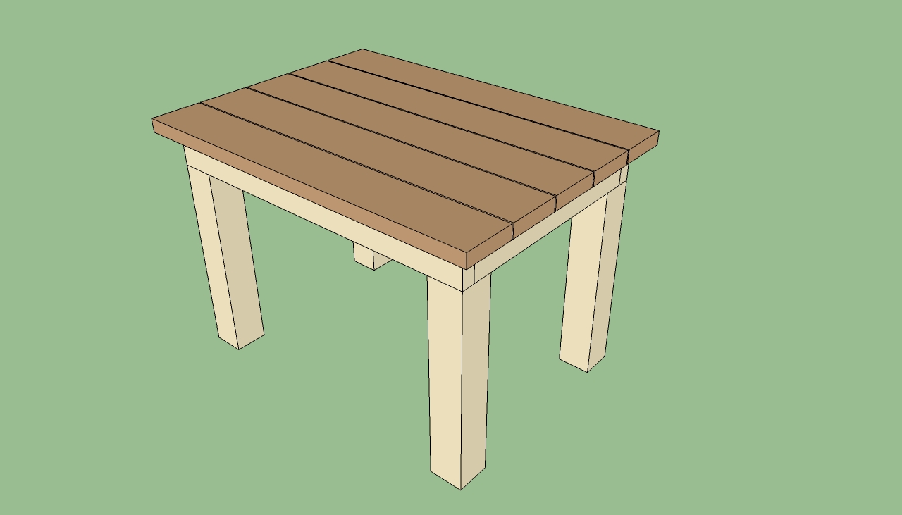 How To Build Wood Outdoor Table PDF Woodworking