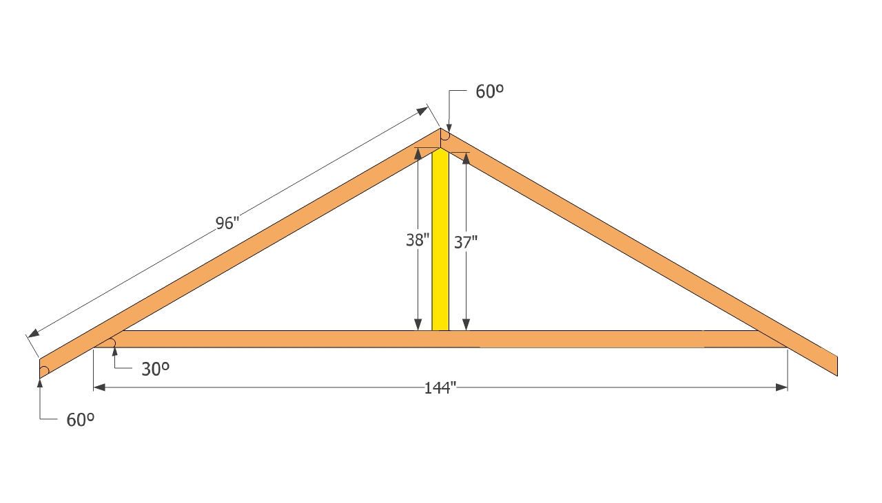 Shed Roof Construction Shed Roof Trusses Plans