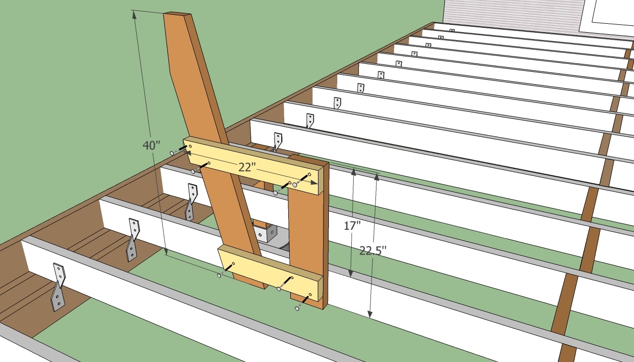 DIY Plans For Building A Deck Plans Free