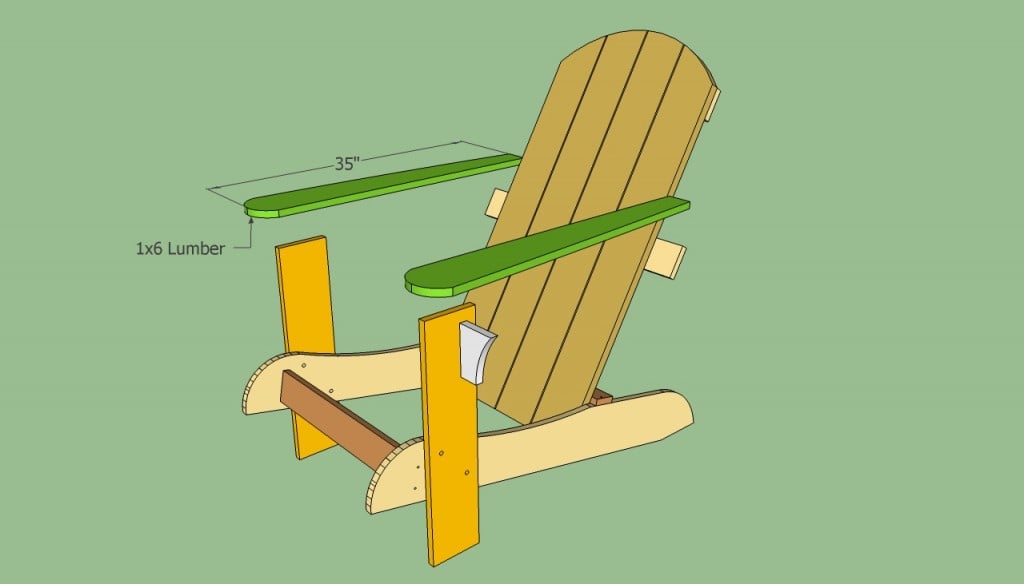 Arm rests chair plans