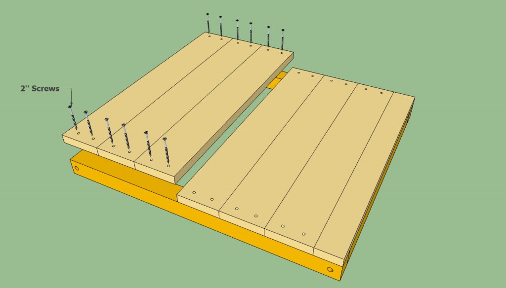 Installing the slats