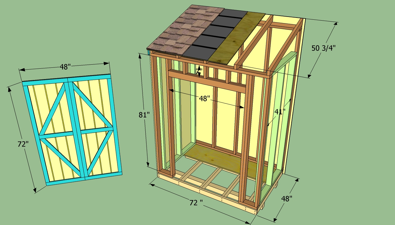 How to build a lean to shed | HowToSpecialist - How to Build, Step by 