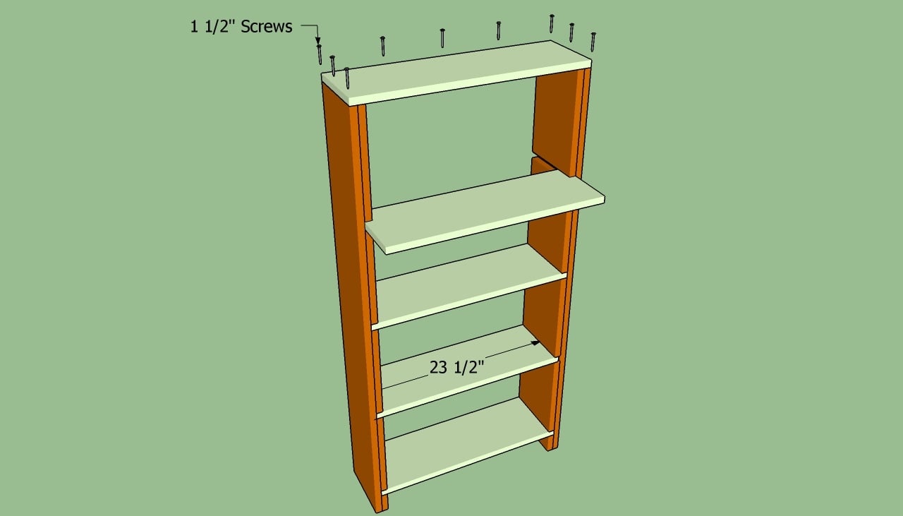 How to build a bookcase wall HowToSpecialist How to Build, Step by