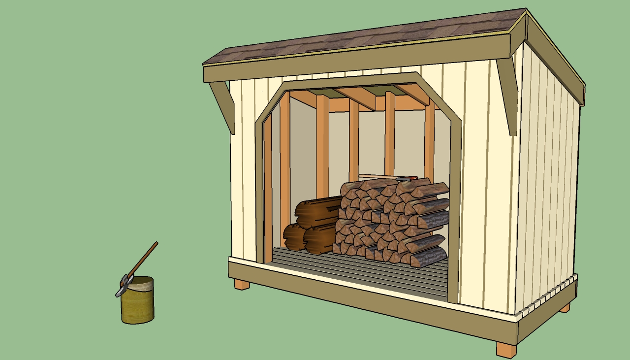 How to build a firewood shed