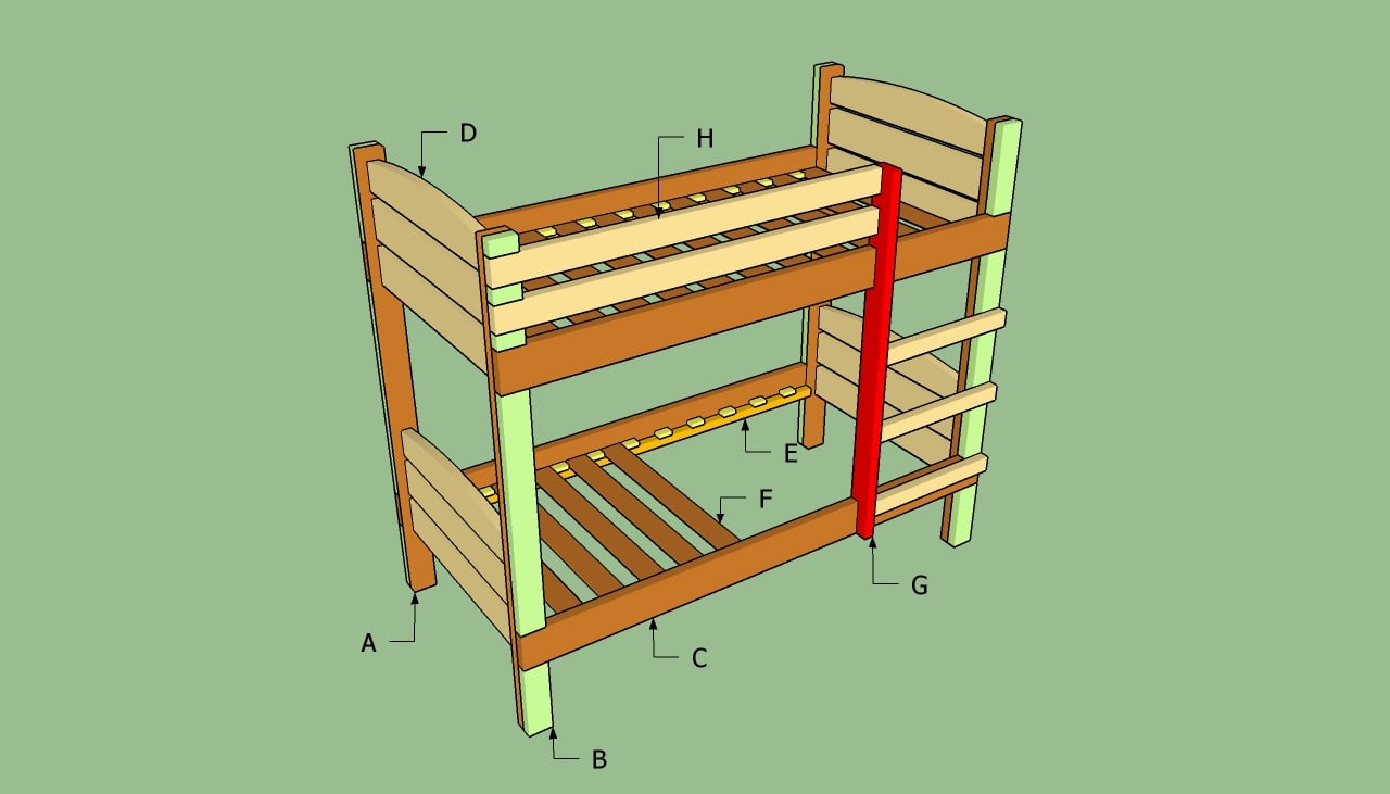 Bunk Beds: Bunk Bed Building Plans, Bunk Bed With Stairs Storage, Bunk 