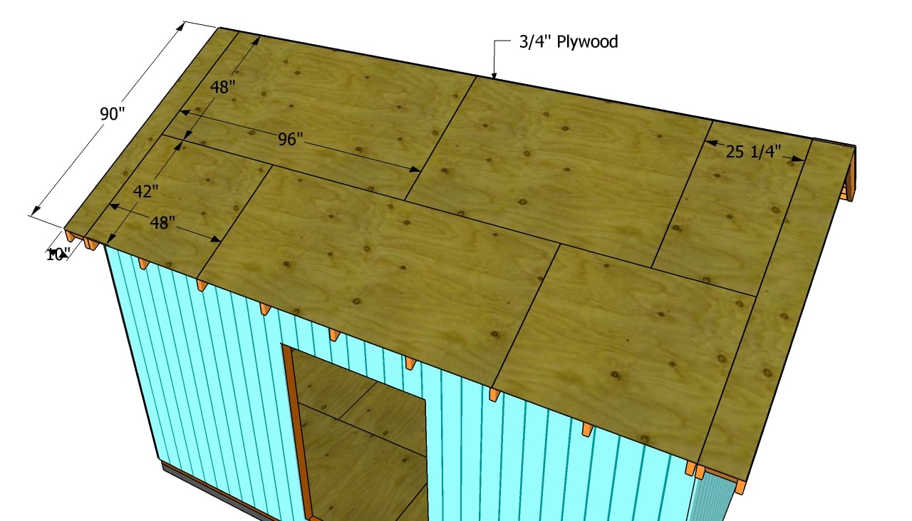 How to build a roof for a 12x16 shed | HowToSpecialist 