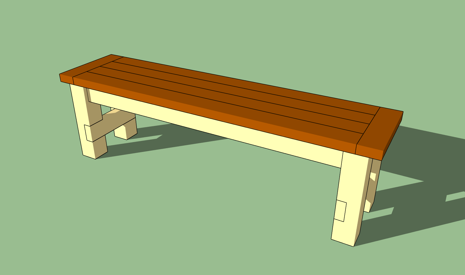 Build Wood Bench Seat