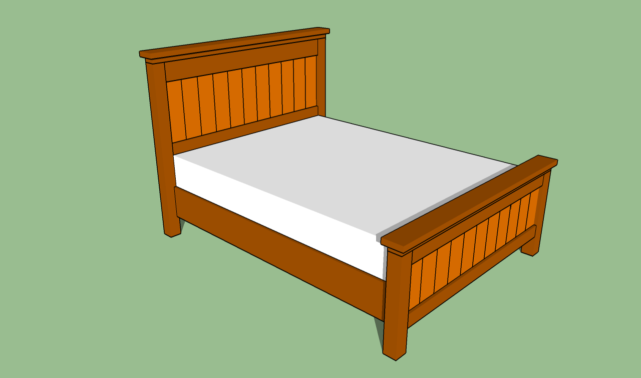 Woodwork Plans For Building A Queen Size Bed Frame PDF Plans