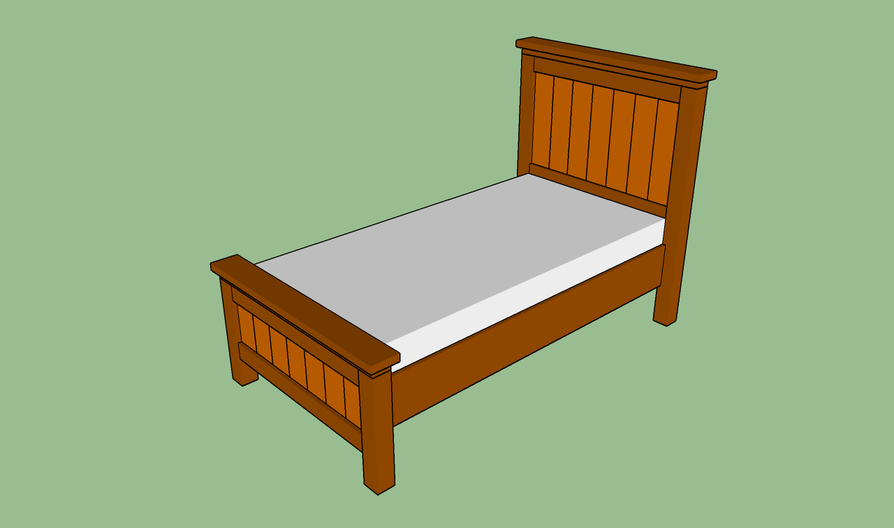 Woodwork Twin Bed Frame Plans PDF Plans