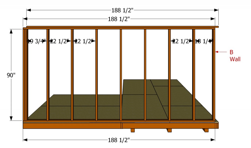 B wall plans