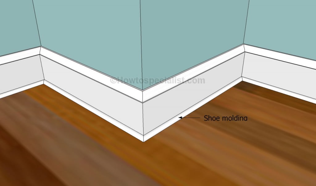 Fitting the shoe molding