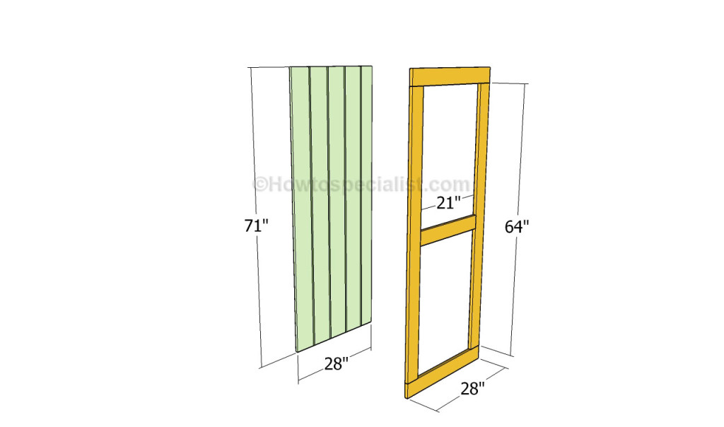 Building the coop door