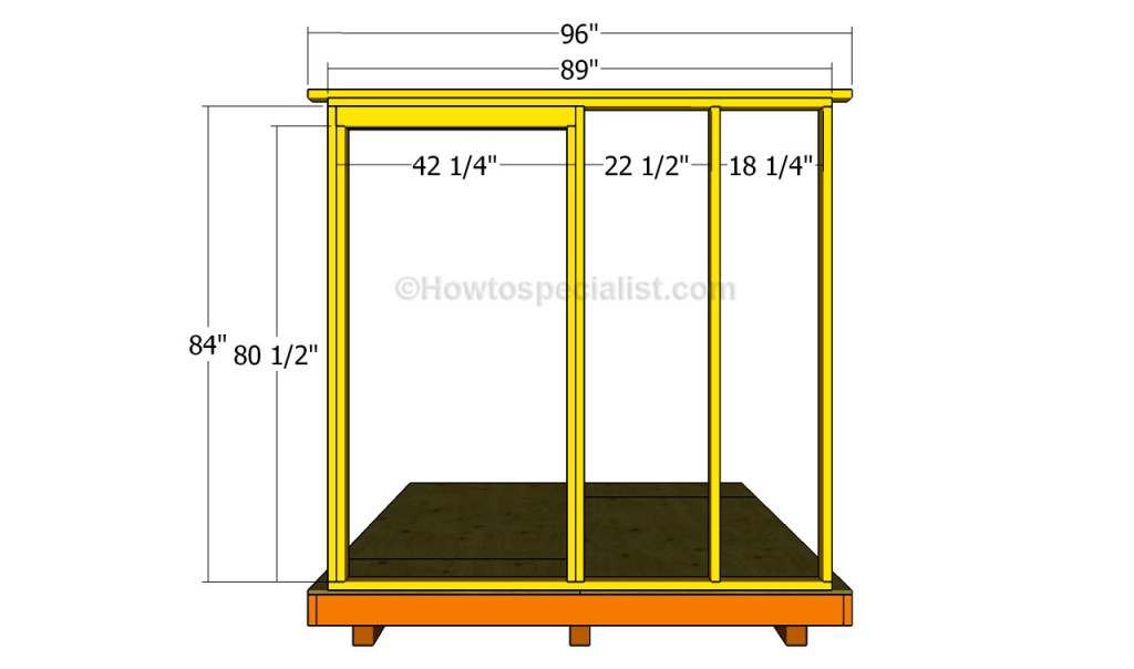 Front wall plans