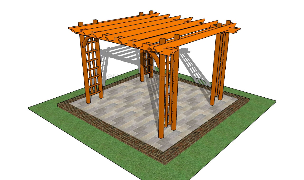 How To Build A Pergola On A Patio Howtospecialist How To Build