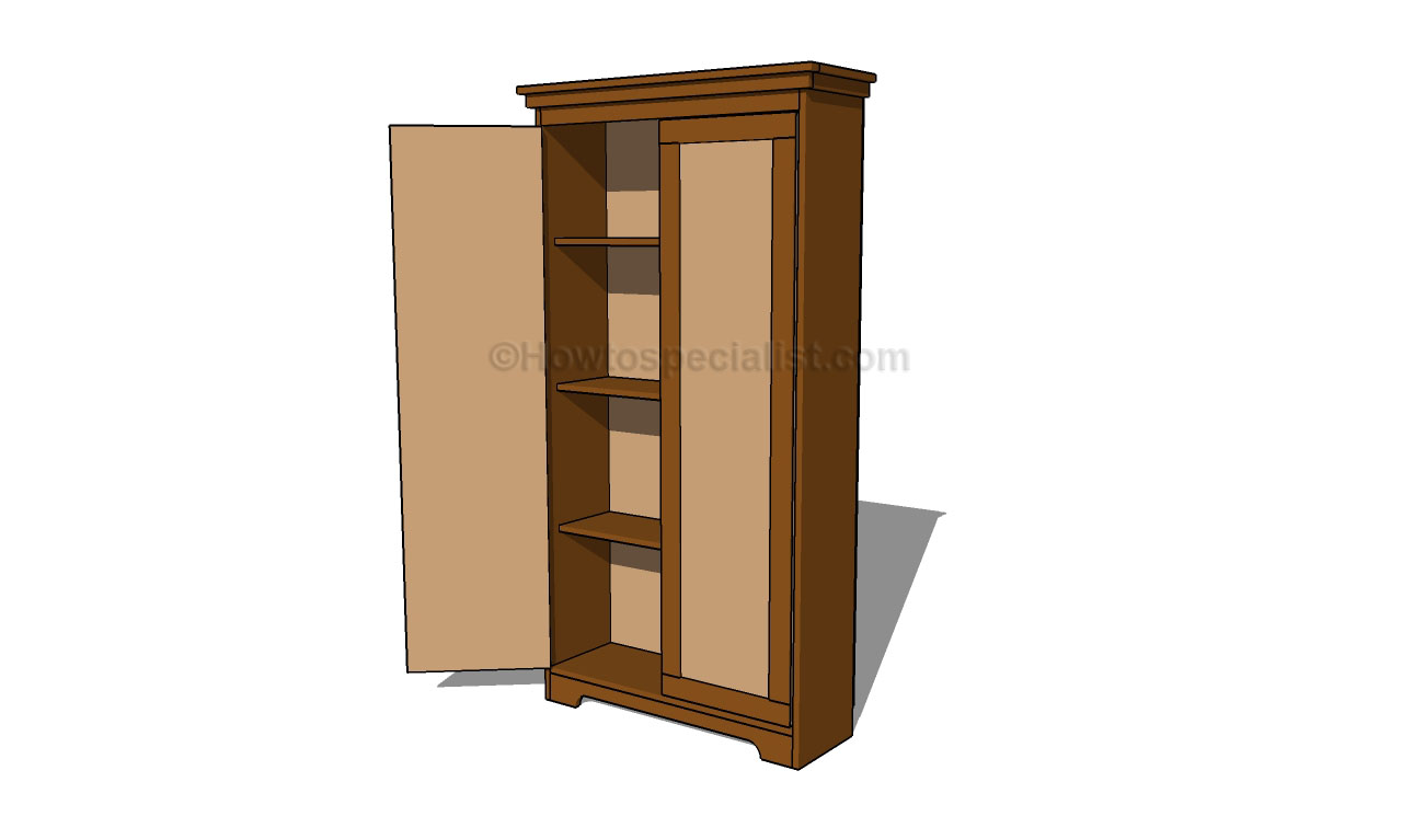 Woodwork How do you build a wardrobe closet Plans PDF Download Free 
