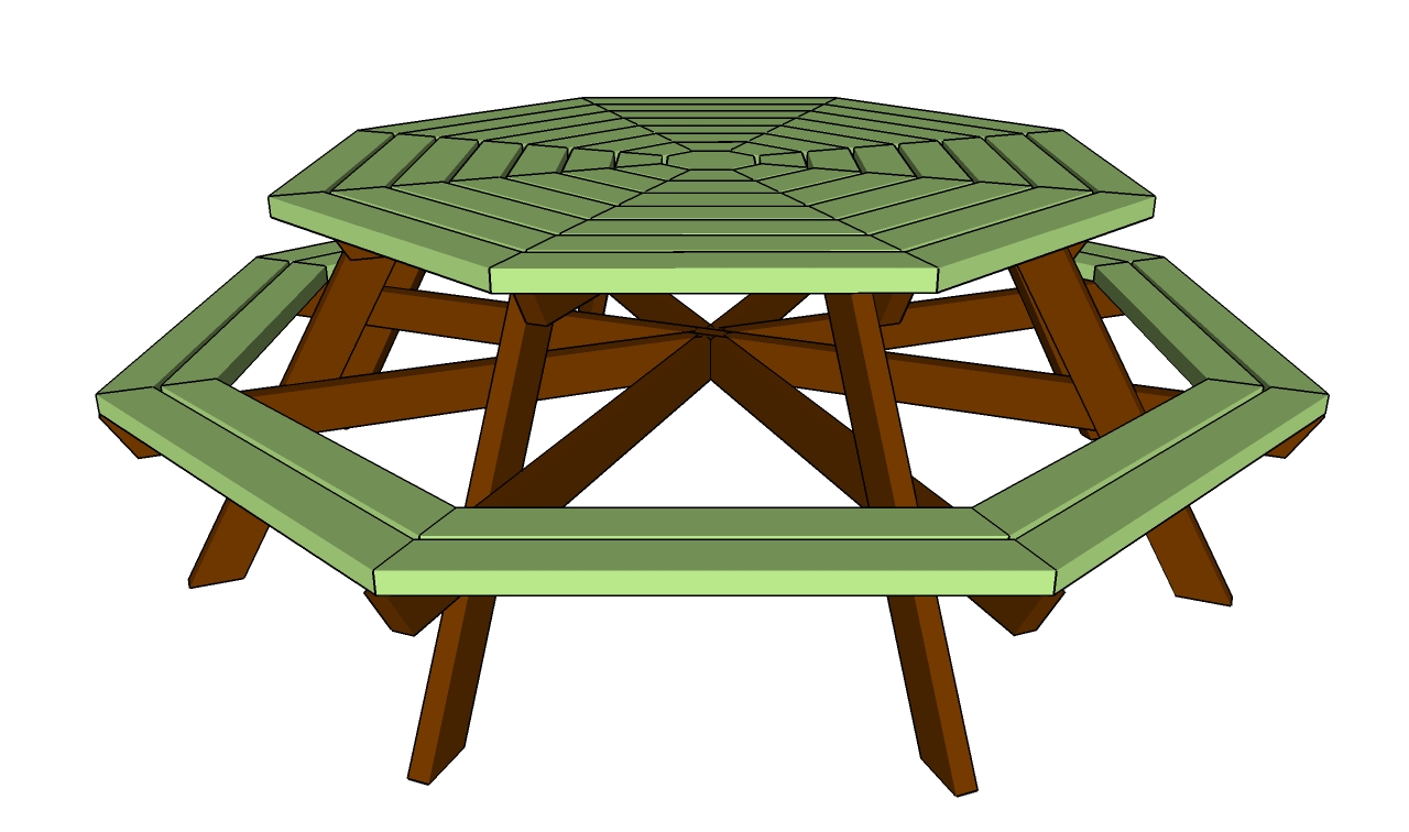 Octagon Picnic Table Plans