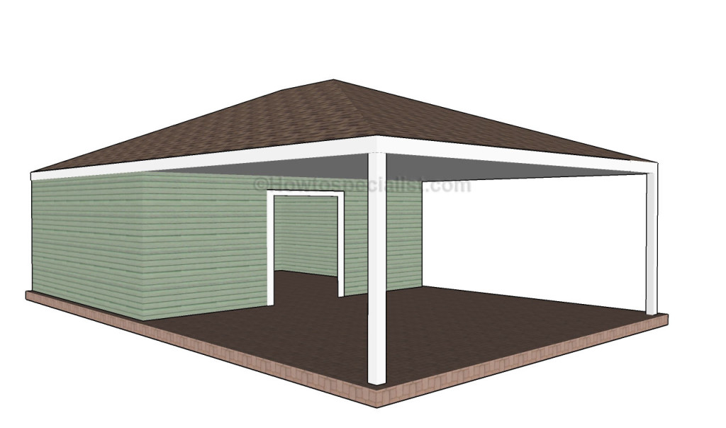 Traditional carport