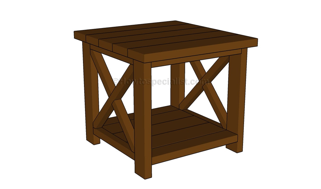 End table plans | HowToSpecialist - How to Build, Step by ...