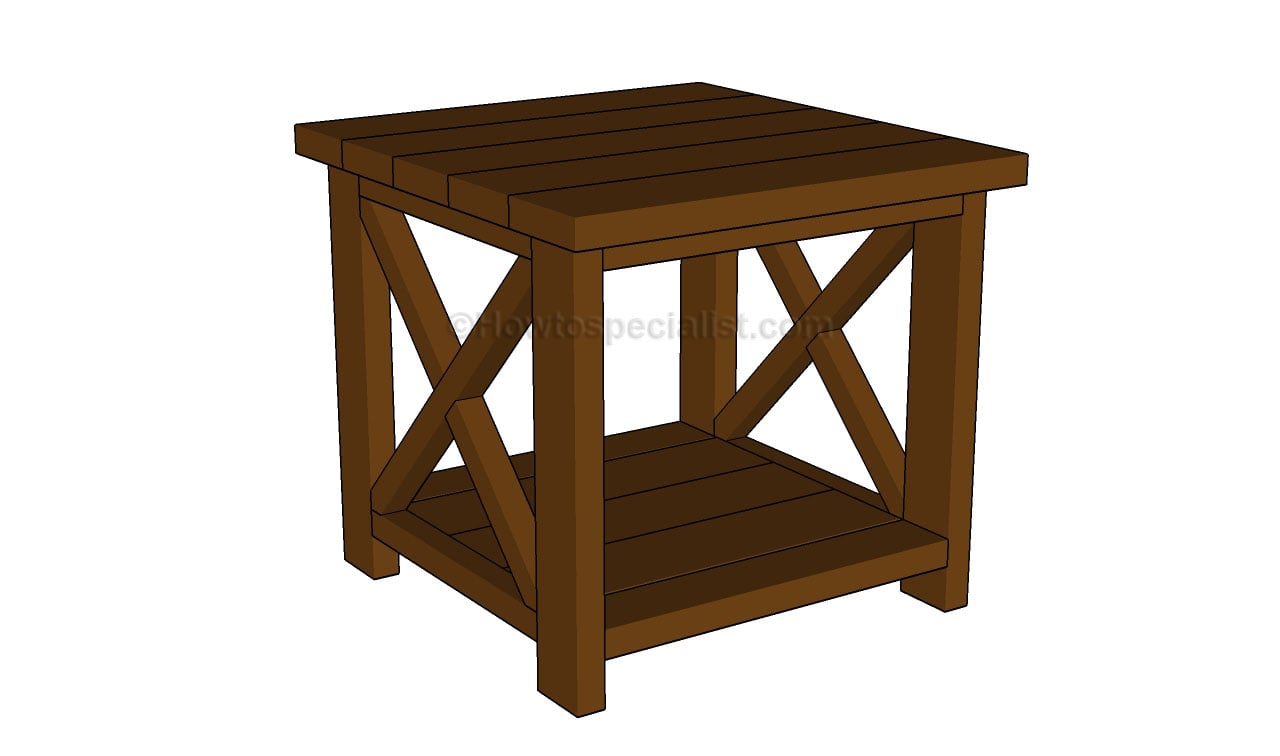 Wood End Table Plans Woodworking PDF Plans