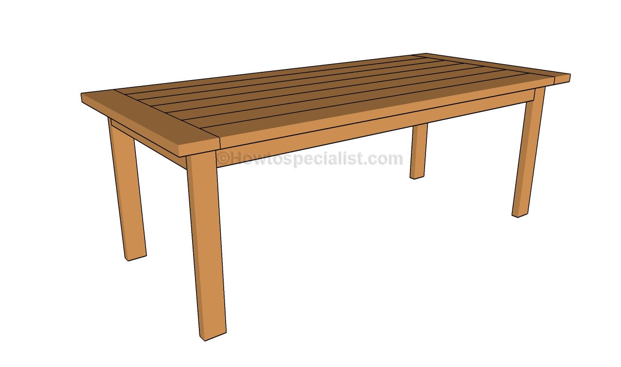 building a kitchen table