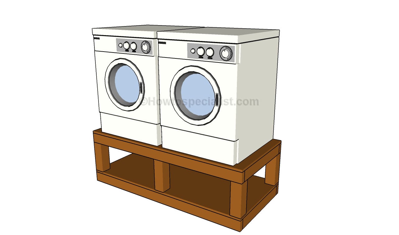 Washer dryer pedestal plans | HowToSpecialist - How to ...