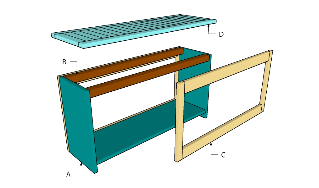 Building a spa bench