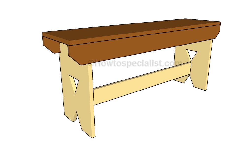 how to build a simple bench seat â€