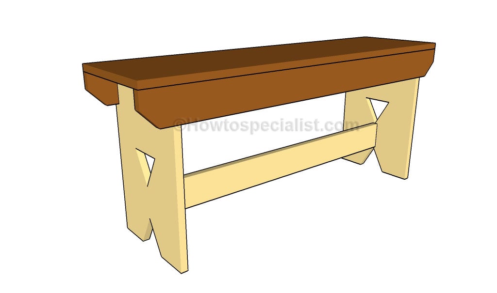 Woodwork How To Build A Simple Bench PDF Plans