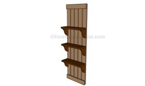 Wall Shelves Plans | HowToSpecialist - How To Build, Step By Step DIY Plans