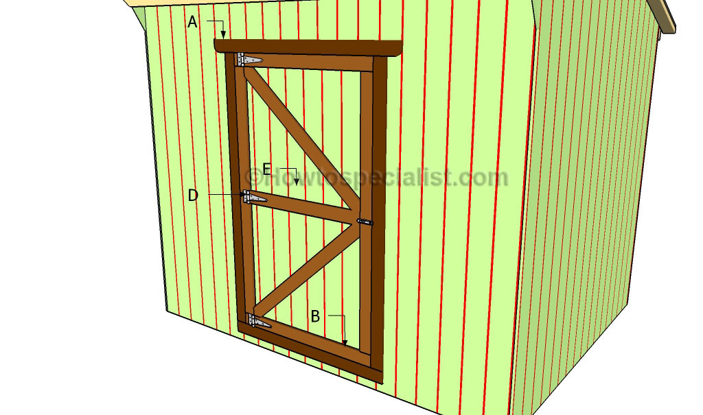Shed door plans | HowToSpecialist - How to Build, Step by Step DIY ...