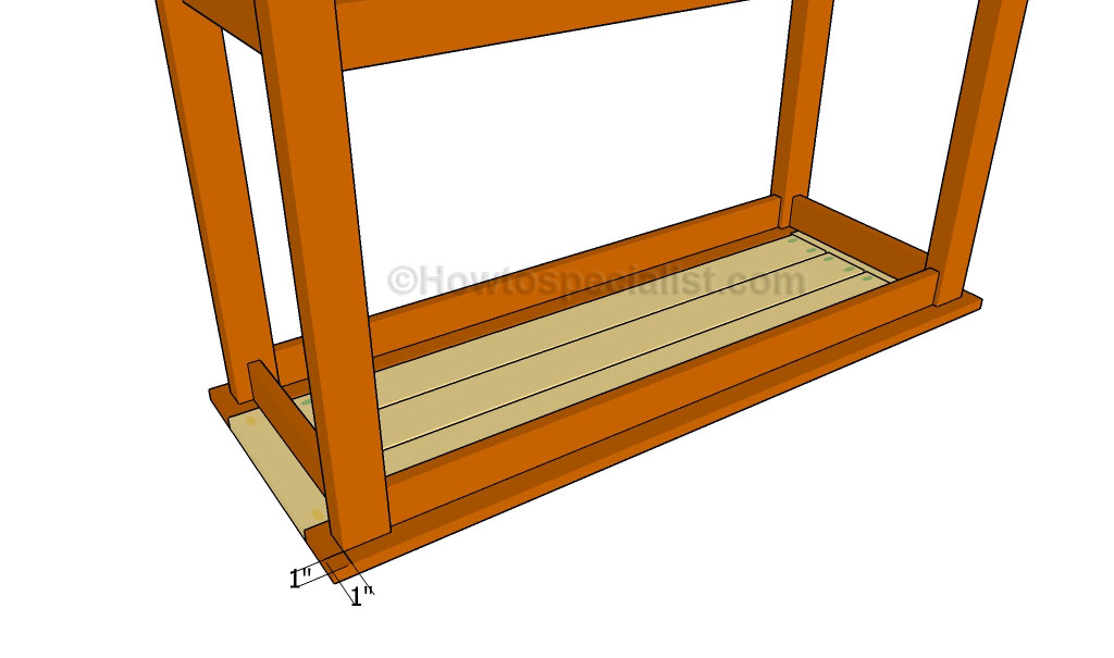 Attaching the tabletop