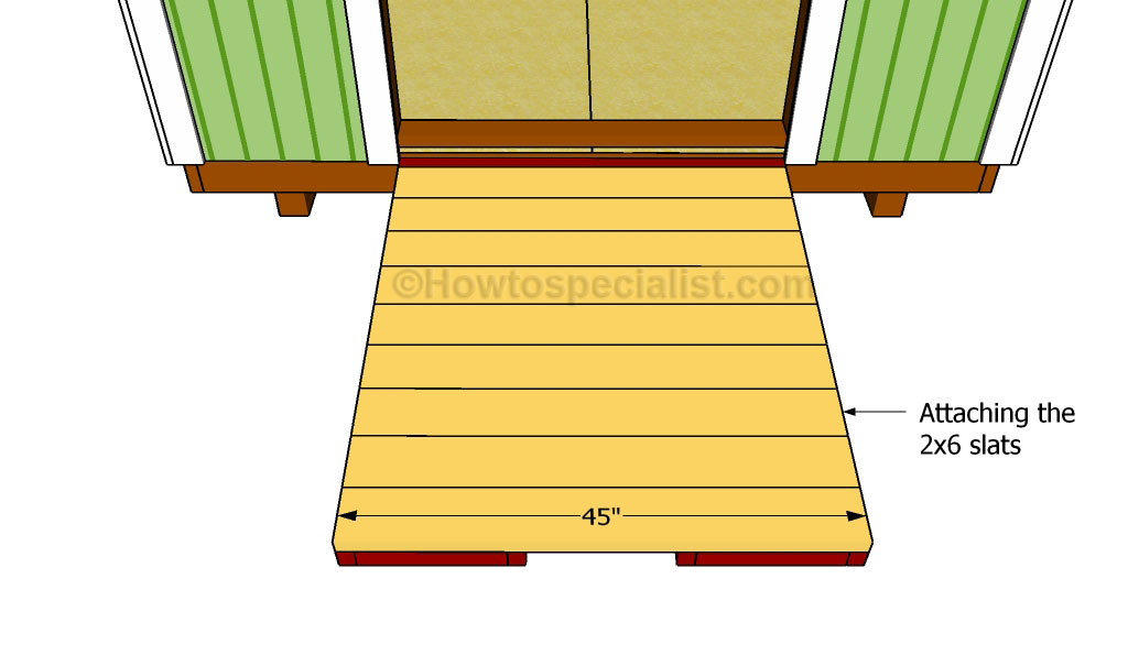 How to build a shed ramp  HowToSpecialist - How to Build, Step by 