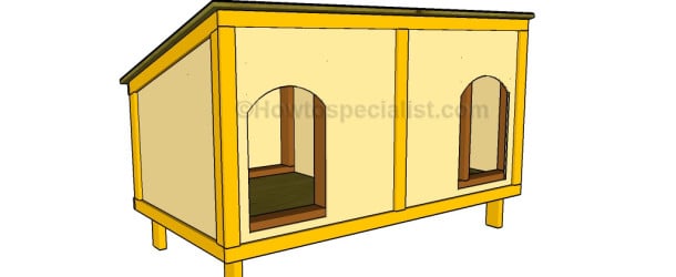 How to build a double dog house