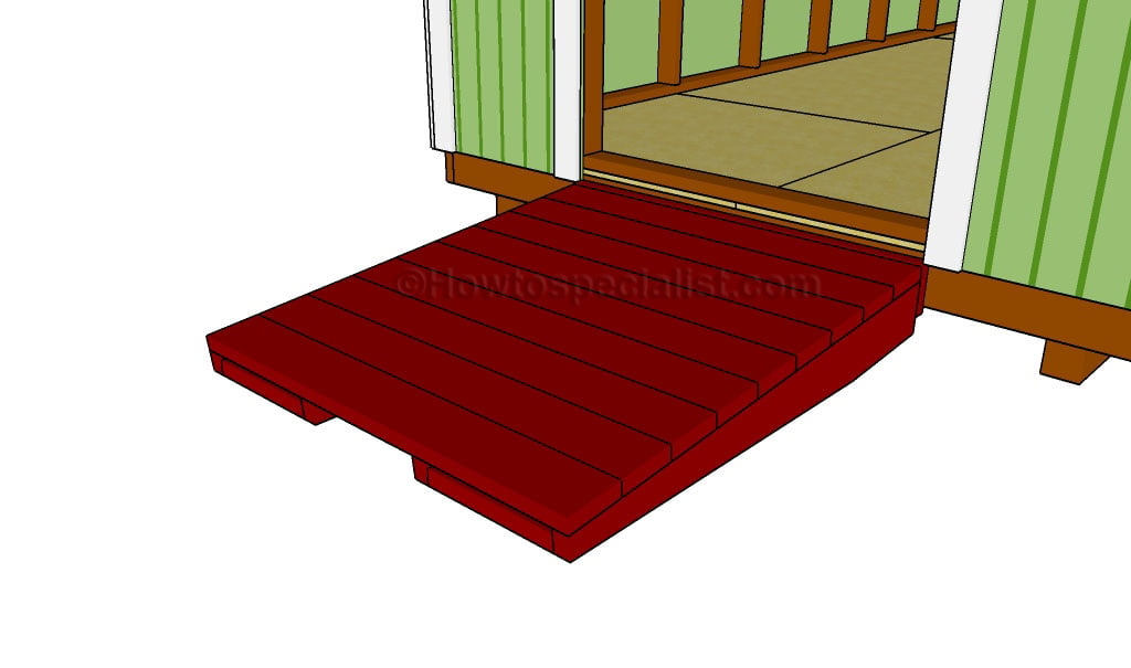How to build a shed ramp HowToSpecialist - How to Build, Step by 