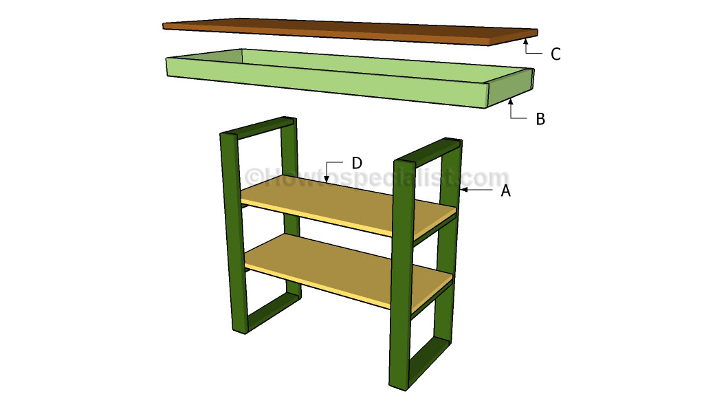 Diy Console Table Plans | HowToSpecialist - How to Build, Step by Step