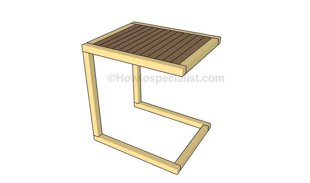 DIY End Table Plans | HowToSpecialist - How to Build, Step by Step DIY