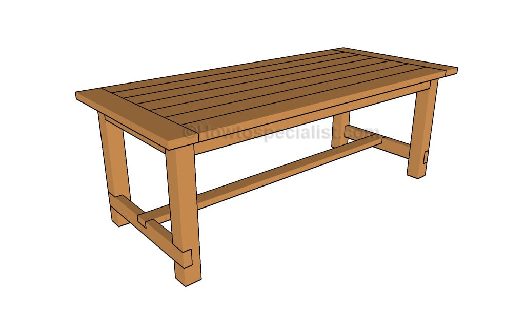 Woodworking Plans Harvest Table - DIY Woodworking Projects