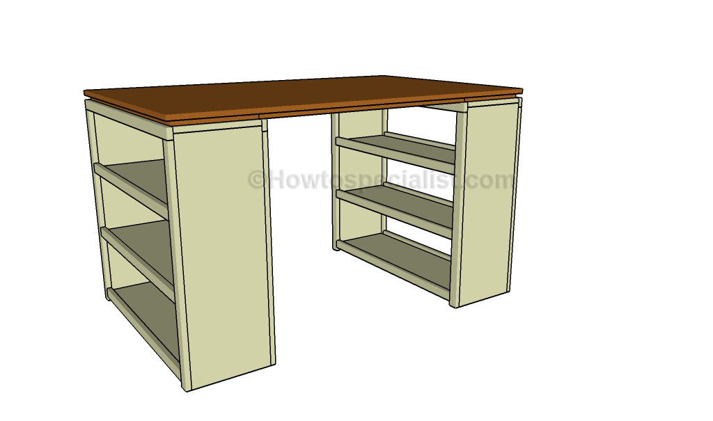  craft table  HowToSpecialist - How to Build, Step by Step DIY Plans
