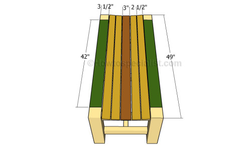 Fitting the seat slats