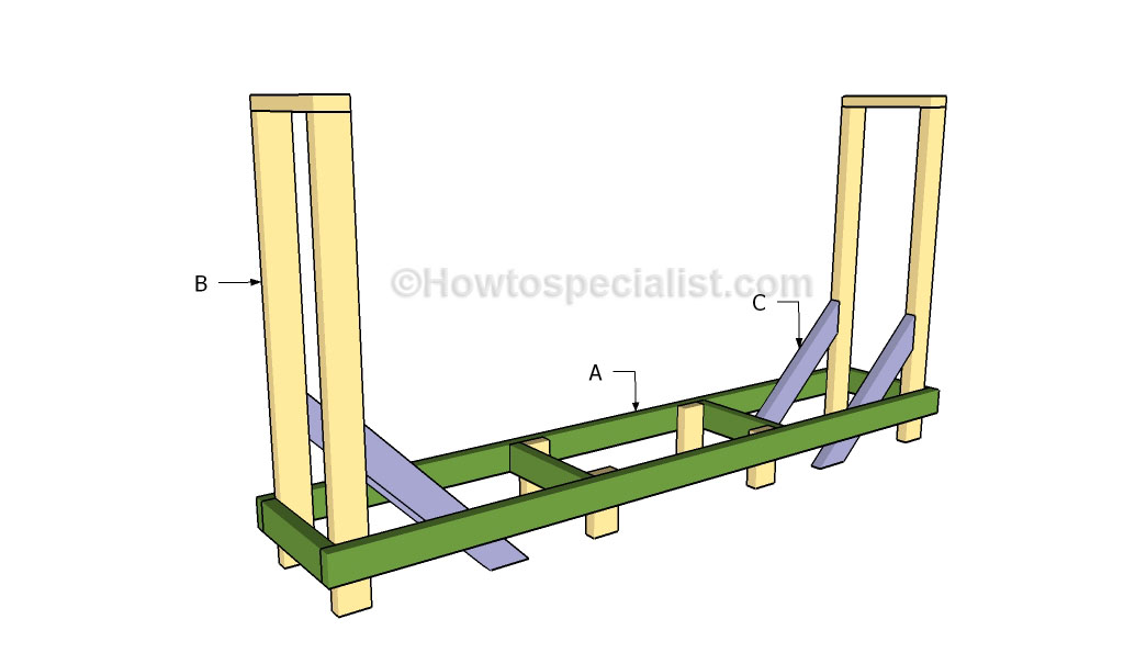 Pics Photos - Details About Firewood Storage Rack Building Plans